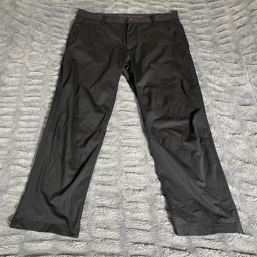 Rhone Mens Commuter Pant Black Straight Leg‎ Performance Trousers 100020 Size 36